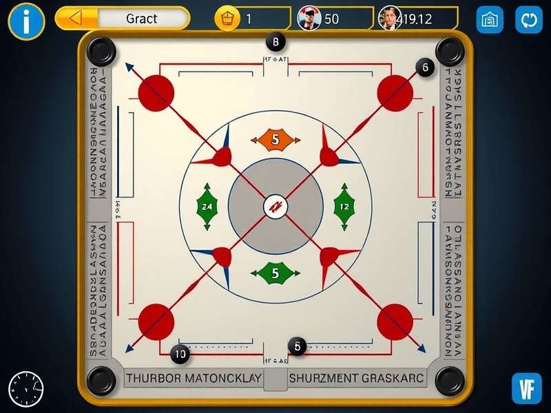 Carrom Turbo Blitz Genius Strategy Diagram